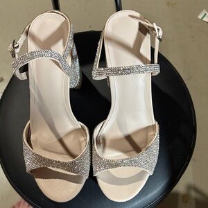 Sparkling Women's Silver Heels